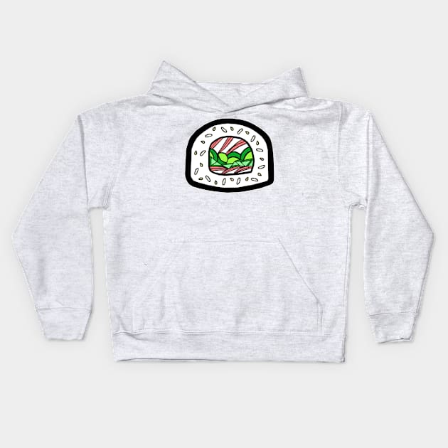 California Roll Kids Hoodie by BlakCircleGirl